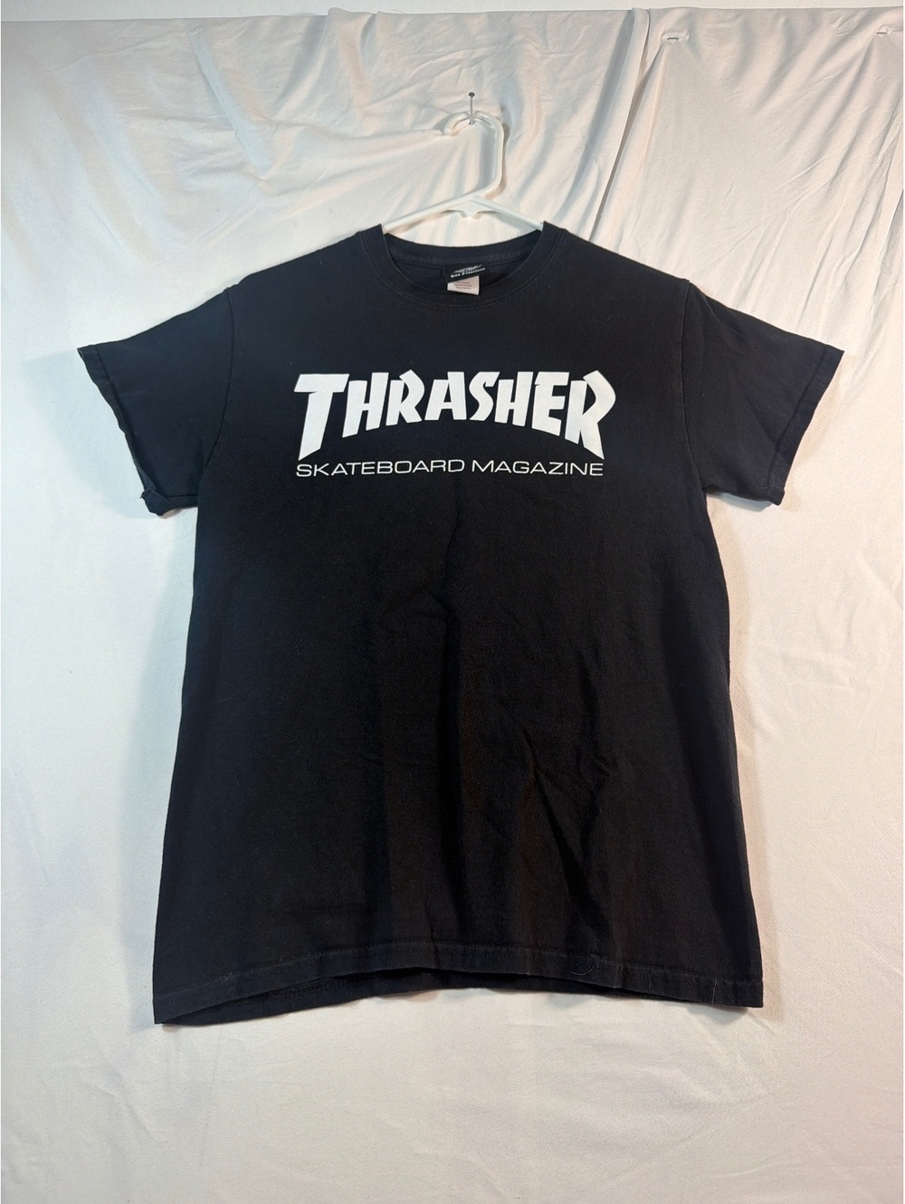 Thrasher Skateboard Magazine Black T-Shirt Size Small